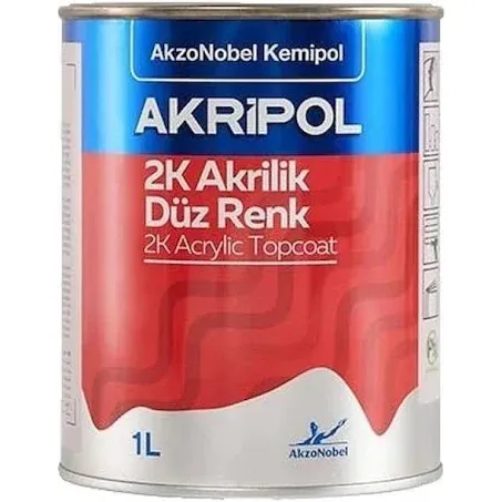 Akripol 2K Düz Renk Topcoat 249/L 1.Grup